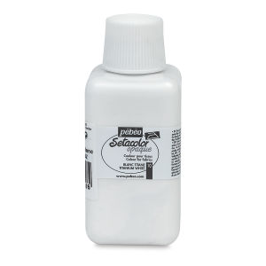 Pebeo Setacolor Fabric Paint - White, Opaque, 250 ml bottle