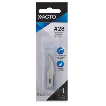 X-Acto #28 Blades - Pkg of 5 (front of package)