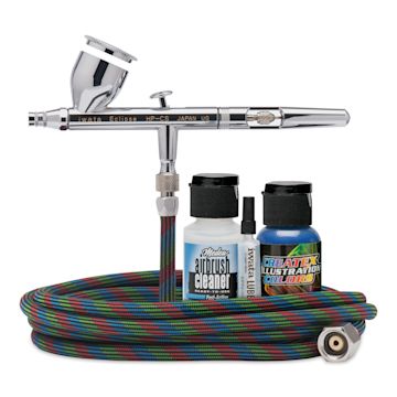 Open in modal - Iwata Eclipse Series Airbrush - HP-CS Gravity Feed Value Set