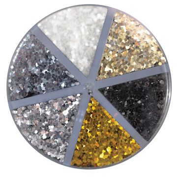 Open in modal - Glitter Shaker - Glitz & Glam, 0.5 oz, bottom of shaker