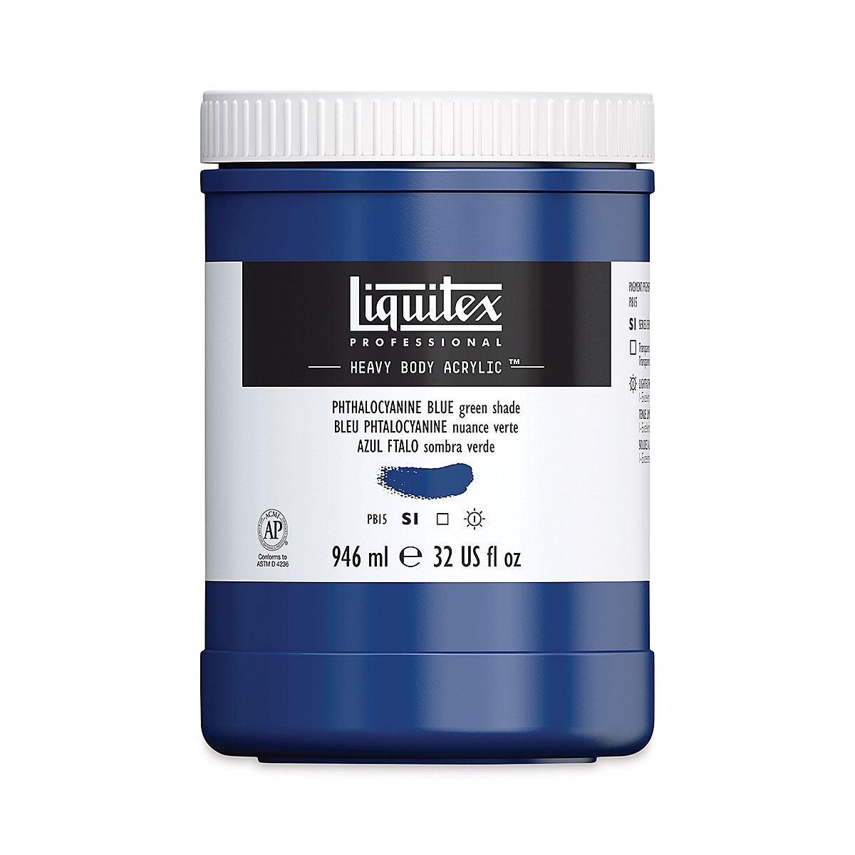 Liquitex Heavy Body Artist Acrylics - Ivory Black, 2 oz Tube