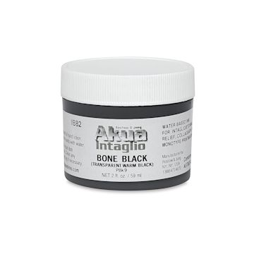 Open in modal - Akua Intaglio Ink - Bone Transparent Black, 59 ml