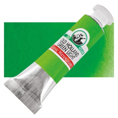 Old Holland Classic Artist Watercolor - Old Holland Green Light, 6 ml tube