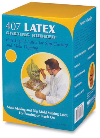 ArtMolds 407 Latex Casting Rubber - Right angled view of package
