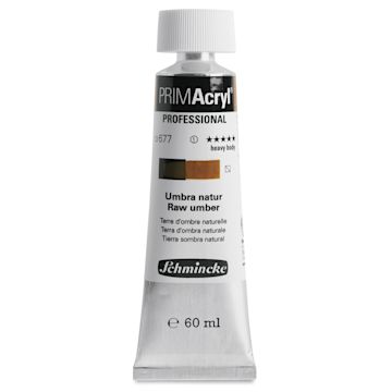 Open in modal - Schmincke Primacryl Professional Acrylic Paint - Raw Umber, 60 ml Tube