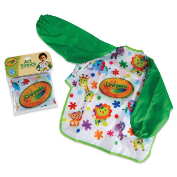 Kids Art Smock and Brush Set Little Artist - Blue