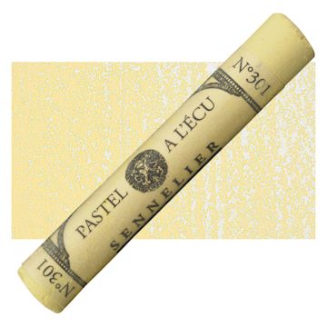 Open in modal - Sennelier Soft Pastel - Cadmium Yellow Light 301 pastel and swatch