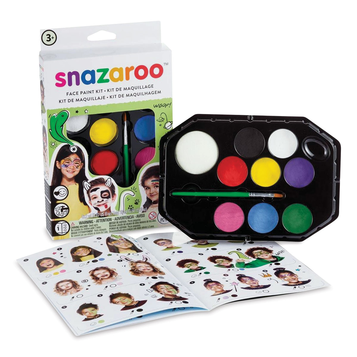 Snazaroo Face Paints - Fantasy Face Paint Kit, Set of of 8