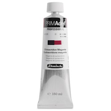 Open in modal - Schmincke Primacryl Professional Acrylic Paint - Quinacridone Magenta, 150 ml Tube