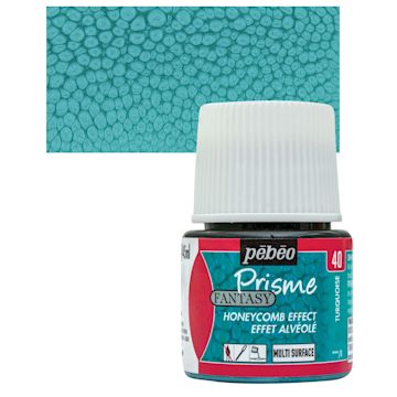 Open in modal - Pebeo Fantasy Prisme Paint - Turquoise, 45 ml bottle and swatch