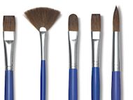 Blick Scholastic Red Sable Brushes and Sets