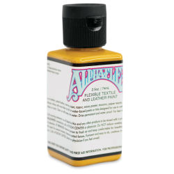 Alpha6 AlphaFlex Textile and Leather Paint - Goldenrod, 74 ml, Bottle
