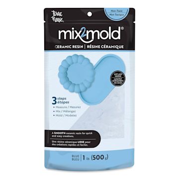 Open in modal - Brea Reese Mix2Mold Ceramic Resin - Blue, 500 g Bag - front