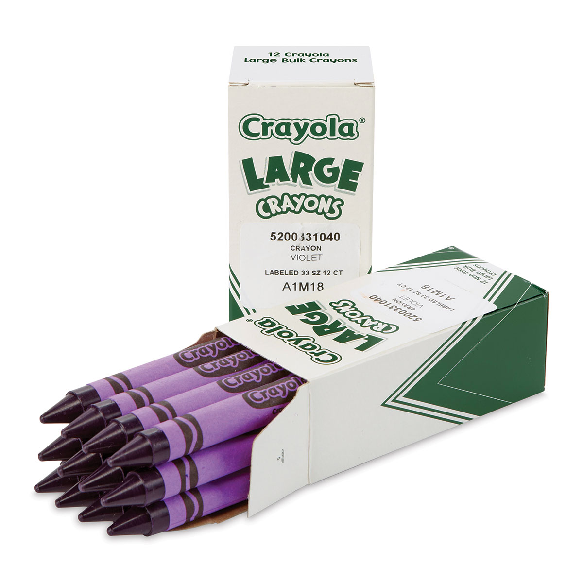 Crayola Crayons - Black, Box of 12, BLICK Art Materials