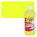 Crayola Premier Tempera - Fluorescent Chartreuse, 16 oz bottle