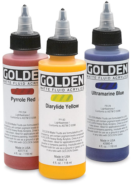 Fluid Acrylics  Golden Artist Colors