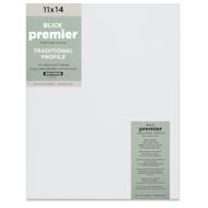 Blick Premier Stretched Cotton Canvas - Traditional Profile, Back-Stapled, 11" x 14"