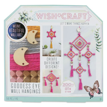 WishCraft Goddess Eye Wall Hangings Kit (front of packaging)