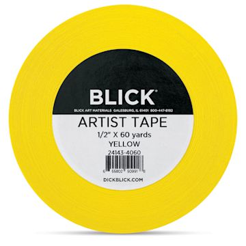 Open in modal - Blick Artist Tape - Yellow, 1/2" x 60 yds, front