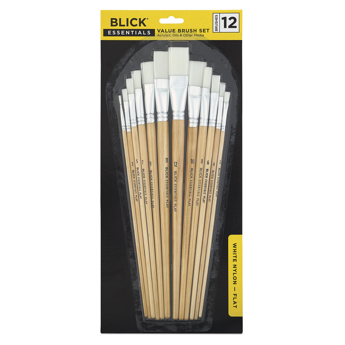 Blick Scholastic White Bristle Stencil Brush