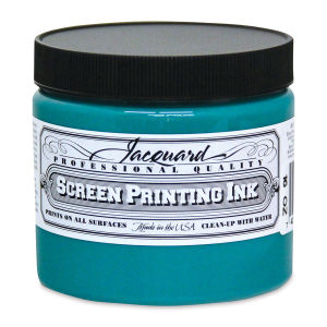Jacquard Screen Printing Ink - Turquoise, 16 oz