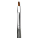 Da Vinci Colineo Synthetic Kolinsky Sable Brush - Flat, Size 0, Long Handle
