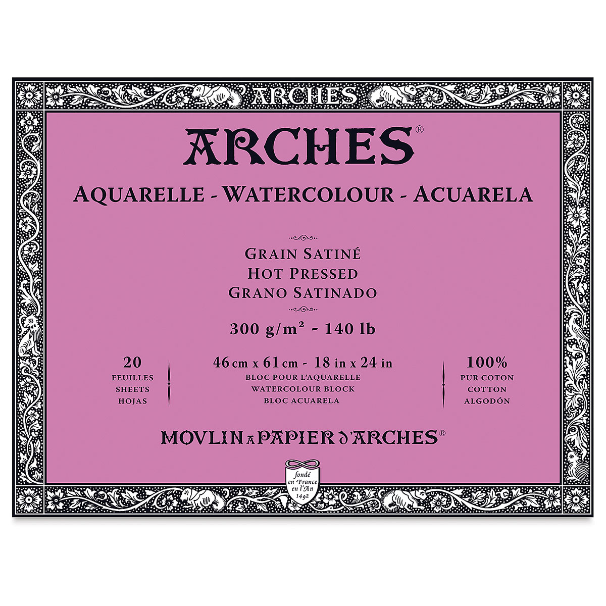 Arches Watercolor Blocks, 140lb & 300lb