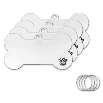 Open in modal - ImpressArt Stamp It Yourself Tag Kit - Pet Tag, contents laid out
