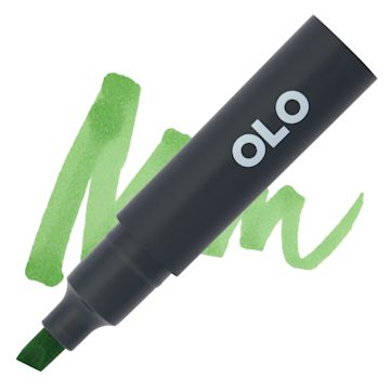 Open in modal - Olo Chisel-Tip Half Marker - G5.3 Green Bean - Marker and Swatch