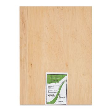 Open in modal - American Easel Maple Panel - 18" x 24", 1/2" Profile, Keyhole front with label