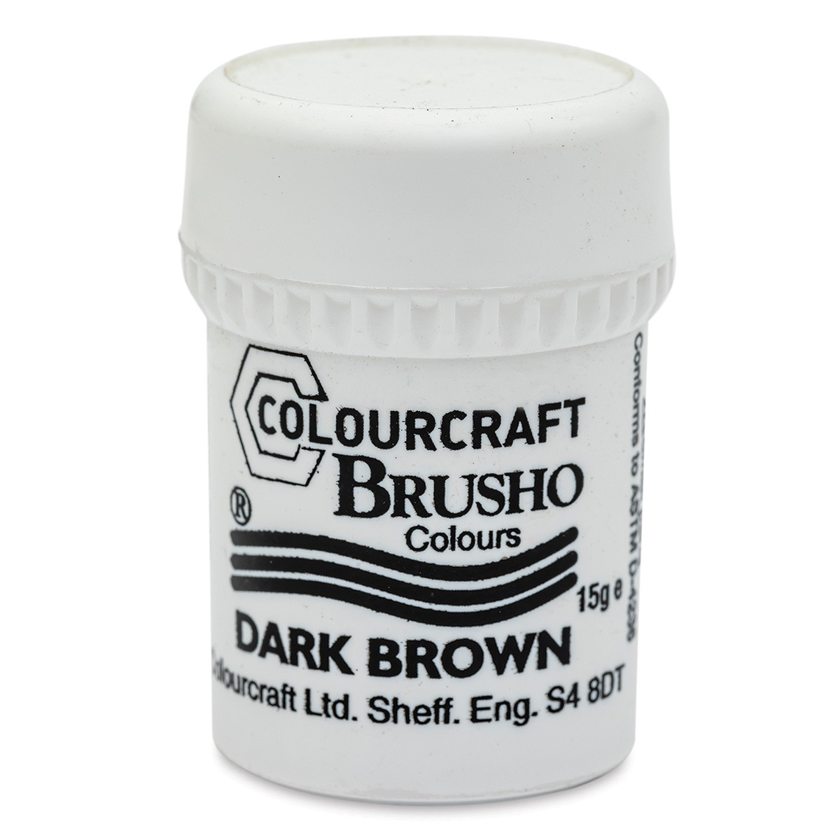 Brusho Crystal Colour - Dark Brown, 15 g pot