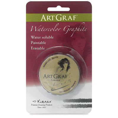 Viarco ArtGraf Graphite - Front of blister package of 20g Tin of Graphite