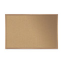 Ghent Open-Face Cork Board - 8 ft x 4 ft, Wood Frame