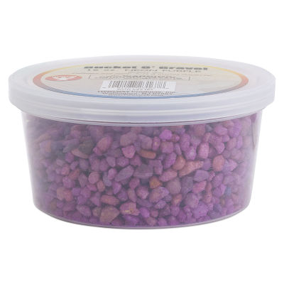 Hygloss Bucket O' Gravel - Neon Purple, 1 lb