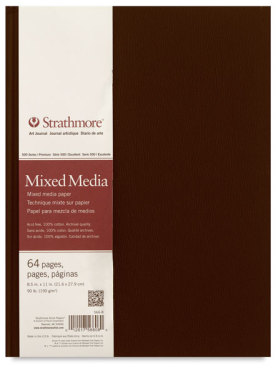 Strathmore 500 Series Mixed Media Art Journal - 11'' x 8-1/2'', 64 pages, Hardbound