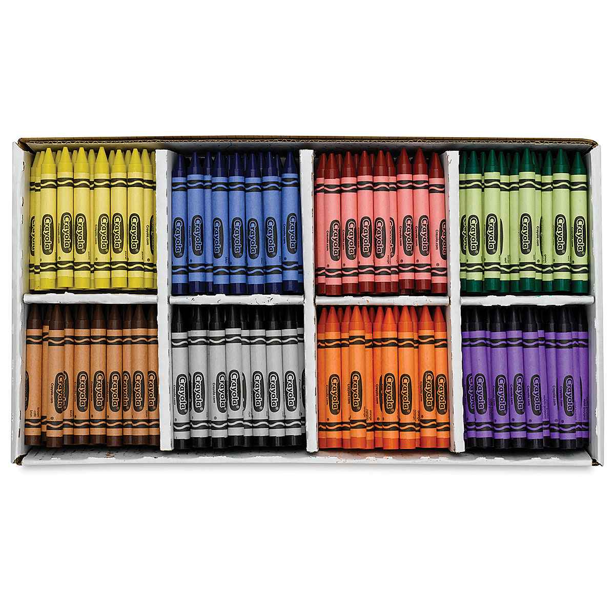 Crayon Classpack, Large Size, 8 Colors, 400 Count (400 crayons)