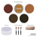 PanPastel Artists Painting Pastels Set - Extra Dark Earth Colors, Set of 5