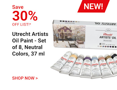 Save 30% off list. New! Utrecht Artists' Oil Paint - Set of 8, Neutral Colors, 37 ml. Shop Now.