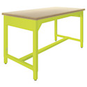 Diversified Spaces Fab-Lab Workbench - ShopTop Top, Lime, 60" x 30"