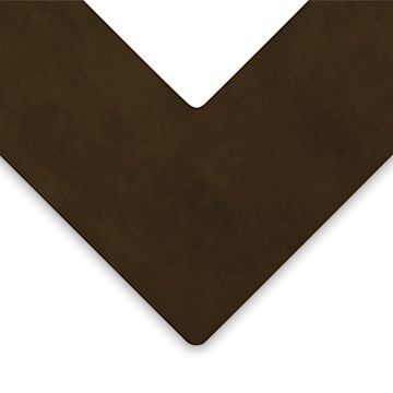 Open in modal - Bainbridge Artcare Essentials Matboard - Closeup of corner of Clay color