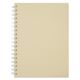 Delfonics Rollbahn Clear Plastic Notebook - 5-1/2" x 7", Green, open