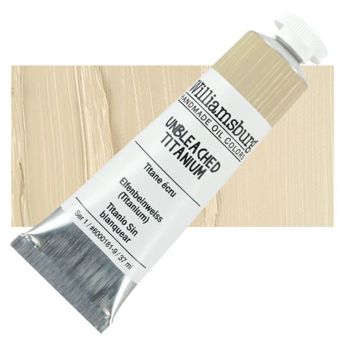 Williamsburg Handmade Oil Paint - Titanium White, 37 ml tube