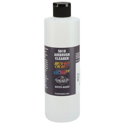 Createx Airbrush Cleaner - Front view of 16 oz bottle