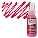 Plaid Gallery Glass Paint - Real Red, 2 oz