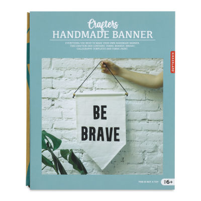 Kikkerland Crafters Handmade Banner Kit (Front of package)