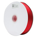 Morex Recycled Double Faced Satin Ribbon - Red, 1-1/2" x 100 yd