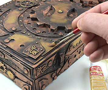 Steampunk Artist Box - Upcycled Thrift Store Finds · Artsy Fartsy Life