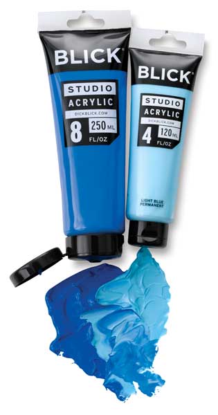 Blick Studio Acrylics - Magenta (Metallic), 4 oz tube