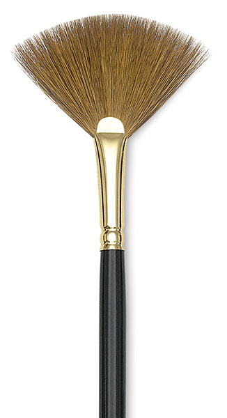 Silver Brush Renaissance Series Brushes Long Handle 2 Fan 7104