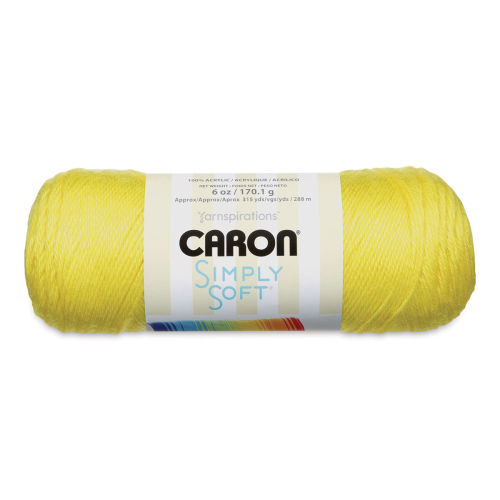 Caron Simply Soft Yarn - Super Duper Yellow